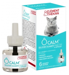 Clément Thékan Ôcalm Solution Calmante pour Chat à Diffuser Recharge 48 ml