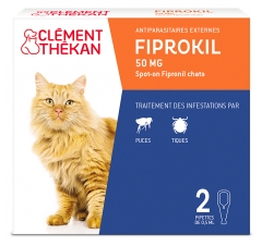 Clément Thékan Fiprokil 50 mg Chat 2 Pipettes