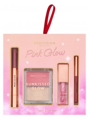 Profusion Cosmetics Pink Glow Face and Lip Set