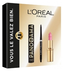 L'Oréal Paris Coffret Panorama 9,9 ml + Infaillible Grip 5 g + Color Riche Satin Rose Tendre 4,5 g