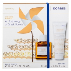 Korres Tualetinis Vanduo Cashmere Kumquat 50 ml + Kūno Losjonas Cashmere Kumquat 125 ml