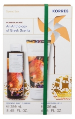 Korres Granaattiomenahedelm&auml;tarhan vartalovoide 200 ml + Granaattiomenahedelm&auml;tarhan suihkugeeli 250 ml