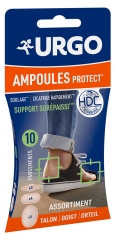 Urgo Plasturi Protecție Bătături Călc&acirc;i Deget Picior 10 Plasturi