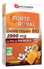 Forté Pharma Forté Royal Royal Jelly 2500 mg Organic 10 Vials