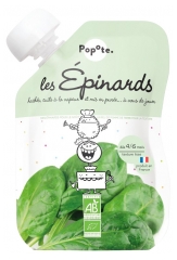Popote Gourde Les Épinards Purée Dès 4/6 Mois Bio 120 g