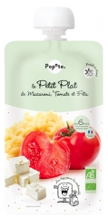 Popote Le Petit Plat Gourde Macaroni Tomate Fêta Purée From 6 Months Organic 180 g