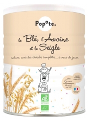 Popote Cereales Trigo Avena y Centeno A Partir de 6 Meses Ecol&oacute;gico 220 g