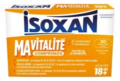 Isoxan Mana Vitalitāte Pieaugu&scaron;ajiem No 18 Gadiem+ 30 Tabletes