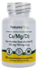 Natures Plus Ca/Mg/D3 With Vitamin K2 30 Tablets