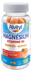 Alvityl Magnesium Vitamin B6 Apricot 45 Gummies