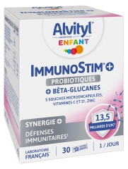 Alvityl Enfant ImmunoStim+ Probiotiques 30 Sachets