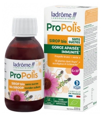 Ladrôme Propolis Sirop Gorge Apaisée Immunité Sans Sucres Bio 150 ml