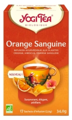 Yogi Tea Naranja Sanguina Ecol&oacute;gica 17 Bolsitas
