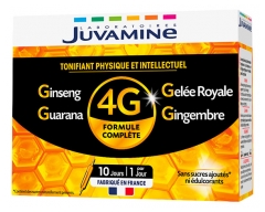 Juvamine 4G žeņ&scaron;eņ Royal Jelly Guarana Ingvers 10 Ampulas