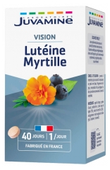 Juvamine Lute&iacute;na Mirtilo 40 Comprimidos