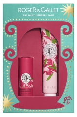 Roger & Gallet Gingembre Rouge Crème Mains 30 ml + Baume Lèvres Sublimateur 3,5 g