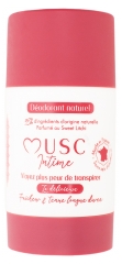 Musc Intime Déodorant Naturel Sweet Litchi 50 g