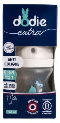 Dodie Kojeneck&aacute; l&aacute;hev s perforovanou antikolikovou savičkou 150 ml 0-6 měs&iacute;ců