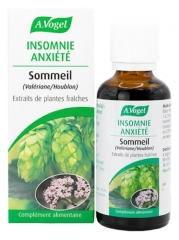 A.Vogel Insomnie Anxiété Sommeil Extraits de Plantes Fraîches 50 ml