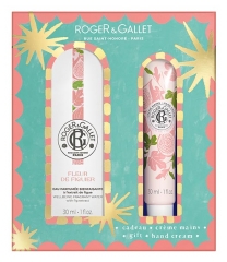 Roger &amp; Gallet Fleur de Figuier Eau Parfumée Bienfaisante 30 ml + Crème Mains 30 ml Offert