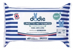 Dodie Compostable Cleansing Wipes 60 Large Wipes