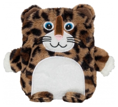 Plic Care Flacher Pl&uuml;sch Warm/Kalt Leopard