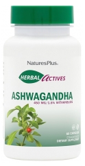 Natures Plus Herbal Actives Ashwagandha 60 Capsules