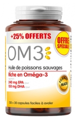OM3 Wild Fish Oil 120 Capsules + 30 Capsules Free