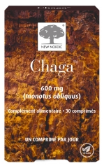 New Nordic Chaga 600 mg 30 Comprimés