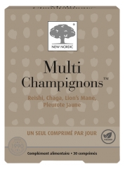 New Nordic Multi Champignons 30 Comprimés