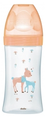 Dodie Lahvička Sklo Sensation+ 270 ml Průtok 2 0-6 Měs&iacute;ců