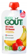 Good Go&ucirc;t Fresa Pl&aacute;tano de 4 Meses Org&aacute;nico 120 g