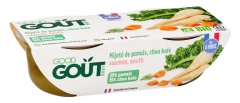 Good Goût Mijoté de Panais et Chou Kale au Saumon 6 Mois Bio 2 Pots