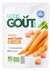 Good Go&ucirc;t Zanahoria Pollo Casero a partir 6 Meses Bio 190 g