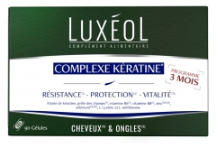Lux&eacute;ol Keratiini Kompleksi Hiukset ja Kynnet 90 Kapselia
