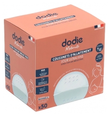 Dodie Ultra-tunna amningsinl&auml;gg f&ouml;r dagen, 50 inl&auml;gg