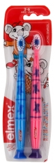 Elmex 2 Soft Toothbrushes 3-6 Years Old