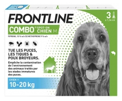 Frontline Combo Hond M (10-20 kg) 3 Pipetten