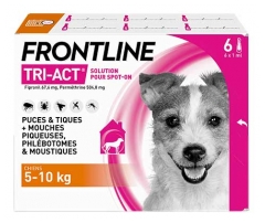 Frontline TRI-ACT Chiens 5-10 kg 6 Pipettes