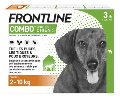 Frontline Combo C&acirc;ine S (2-10 kg) 3 Pipete
