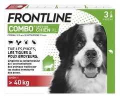 Frontline Combo Suns XL (+ no 40 kg) 3 Pipetes
