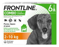 Frontline Combo Perro S (2-10 kg) 6 Pipetas
