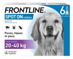 Frontline Spot-On Dog Size L (20-40kg) 6 Pipettes