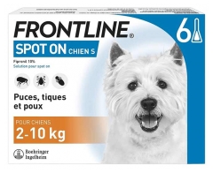 Frontline Dog S (2-10 kg) 6 Pipet