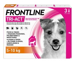 Frontline TRI-ACT Chiens 5-10 kg 3 Pipettes