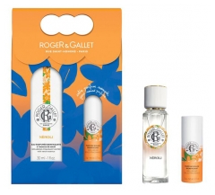 Roger &amp; Gallet Néroli Eau Parfumée Bienfaisante 30 ml + Parfum Solide Bienfaisant 5 g