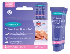 Lansinoh HPA Lanolin Kr&auml;m f&ouml;r Br&ouml;stv&aring;rtor 3 x 7 ml