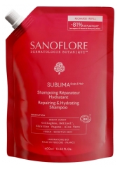 Sanoflore Sublima Shampoing Réparateur Hydratant Bio Éco-Recharge 400 ml