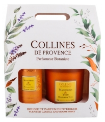 Collines de Provence Duo Home Fragrance Gift Set 100 ml + Duo Candle 180 g