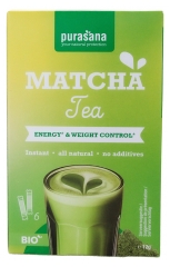 Purasana Matcha Tea Bio 6 Sticks